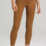 Lululemon Copper Brown Base Pace Leggings 25” Women’s Athletic Pants 16 Photo 0