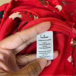 Lulus Flower Source Red Floral Print Tie Photo 7