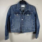 Current/Elliot The baby trucker studded denim jacket SZ 2 Photo 0