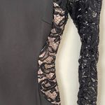 BCX  Women's Bodycon Dress Mini Long Sleeve Lace‎ Sequin Sheath Black Size 1 Photo 1