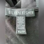 Eileen Fisher  Organic Cotton Blend Black Tank Top XS Extra Small Aztec Western Photo 4