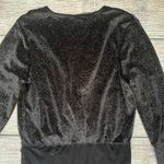 Altar'd State  Black‎ Gold Glitter Bodysuit Womens Medium Long Sleeve Party Top Photo 9