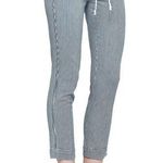 Mother Size 25 Tie Me Up Rascal in On the Road Coastal Fisherman Preppy Blue Photo 0