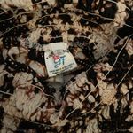 Brown and Cream Strapless Smocked Midi Dress Size undefined Photo 5