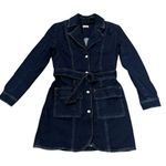 Anthropologie NEW  Pilcro Belted Denim Blazer Dress Photo 5