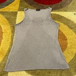Gap y2k Vintage Retro 90’s Style Grey Sequin Tank Top Size Small Photo 0