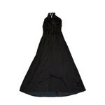 Old Navy Women's Elegant Black Halterneck Long Dress Size L Formal Photo 4