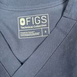 FIGS  Technical Collection Small S Royal Blue CHISEC Scrub Top Shirt Pockets‎ Photo 5