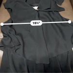 Coldwater Creek Women's  Plus 14 Black Tiered Dress with Gold Brooch Photo 4