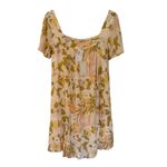 Rails  NWT Valentina citrus floral tiered dress large $188 Photo 3