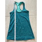 Lululemon Womens Size 6 Teal Racerback Tank Top Classic Run Active Minimalist Photo 6