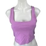 Aritzia Sunday Best Purple Sleeveless Corset Bustier Camisole Crop Tank Top Sz M Photo 0