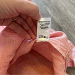 Spartina 449  aida‎ linen button down shirt coral pink Photo 5