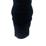 Anthropologie Nicole Miller Strappy Lace up Tie Cutout Ruched Mini Dress Black Small Photo 5