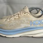 Hoka Clifton 9 Oak Alabaster Athletic Running Shoes Sneakers Women’s Size 9.5 Blue Photo 3