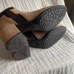 Tod's  Classic Tan Suede Heeled Chelsea Boots Size 37‎ Photo 8