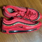 Nike Women's Red and Black Air Max 97 Sneakers Photo 0