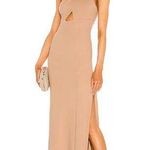 Lovers + Friends  Stacy Maxi Dress Gown Mauve Nude Size XS Photo 0
