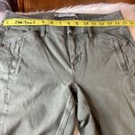 Anthropologie Marrakech Olive Green Ankle Side Slit Pants Photo 4