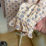 J.Crew  Classic Fit Ruffle neck Shirt In Medallion Print Size‎ 4 Photo 3