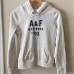 Abercrombie & Fitch  off white Y2K vintage hoodie sweat shirt size m Photo 0