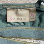 Athleta Full Focus Olive Army Green Sports Bra XS - Extra Small Photo 3