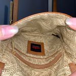 Hobo International Crossbody Leather Flap Bag Tan Card Holder Zipper Pocket Photo 3