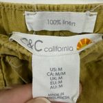 C&C California  Mustard Linen Women's Cargo Shorts Photo 1