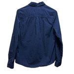 Vineyard Vines  Women's Navy Polka Dot Roll Tab Sleeve Shirt Size 10 Photo 1