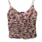 ZARA ‎ Tulle Floral Crop Top Sz XS Photo 0