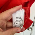 Nike Adult bright solid orange logo decal long sleeve shirt medium Photo 5