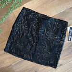 Design Lab  NWT sequin mini skirt black Photo 0