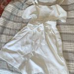 EXPRESS  White Dressy Shorts Romper, size small. 

Super cute shorts romper by Photo 0