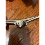 Womens Vintage Silver Metal Snake Chain Belt Hammered Buckle Fashion Accessory Photo 2