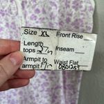 American Eagle Vintage Y2K Purple Floral Babydoll Lace Trim Tank Top XL Photo 9