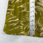 Jason Wu linen blend Silk trim Palm Print Halter Dress Green Size 10 no belt Photo 3