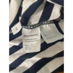 Reformation  Striped Long Sleeve‎ Top XS Navy Blue, XS Photo 3