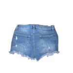 Almost Famous  Distressed Blue Denim Cut Off Shorts boho western everyday casual Photo 2