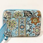 Vera Bradley Vera‎ Bradley Bali Blue Quilted Hard Sided Computer Laptop Tablet Bag 12”x9” Photo 3