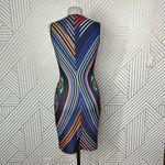 Clover Canyon Stained Glass Neoprene Sleeveless Dress in Multi Size XS Photo 9