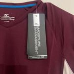 Mizuno  Womens Softball Crew Neck Jersey Athletic Short‎ Sleeve Purple Size Large Photo 2