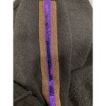 AnnaRita N Knit Couture Black Sweater with Sequin And Metallic On Sleeves Small Photo 7