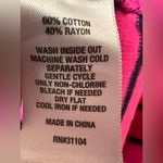 Crown & Ivy  Pink STRIPED SHIRT SWEATER LONG SLEEVE Photo 4