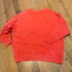 Aerie  Terry Toweling Oversized Crew Sweatshirt Orange Mind in the MNTS SMALL ‘22 Photo 8