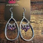Paparazzi Shimmer Advisory Purple Earrings (23) Photo 2