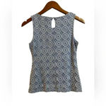 Banana Republic Womens Blouse Cornflower TankTop Lace Workwear Career Momcore XS Photo 1