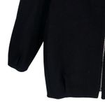 ZARA  Monteco Wool Front Zip Oversized Bomber Jacket Black Size XS Photo 9