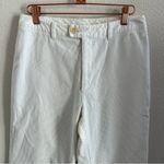 J.Crew Vintage White Corduroy Ribbed Pants Straight Leg 6 Photo 3