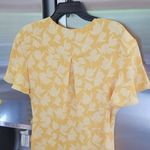 Joie 💕💕 Amelian Dress ~ Citrus Yellow Floral Print XL NWOT Photo 14