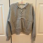 Free People Movement Believe It Lace-Up Pullover Photo 1